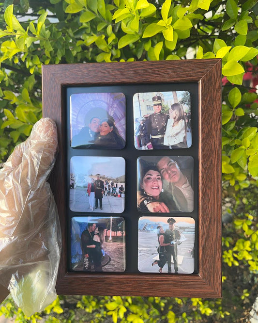 Cuadro imantado de 6 fotografías